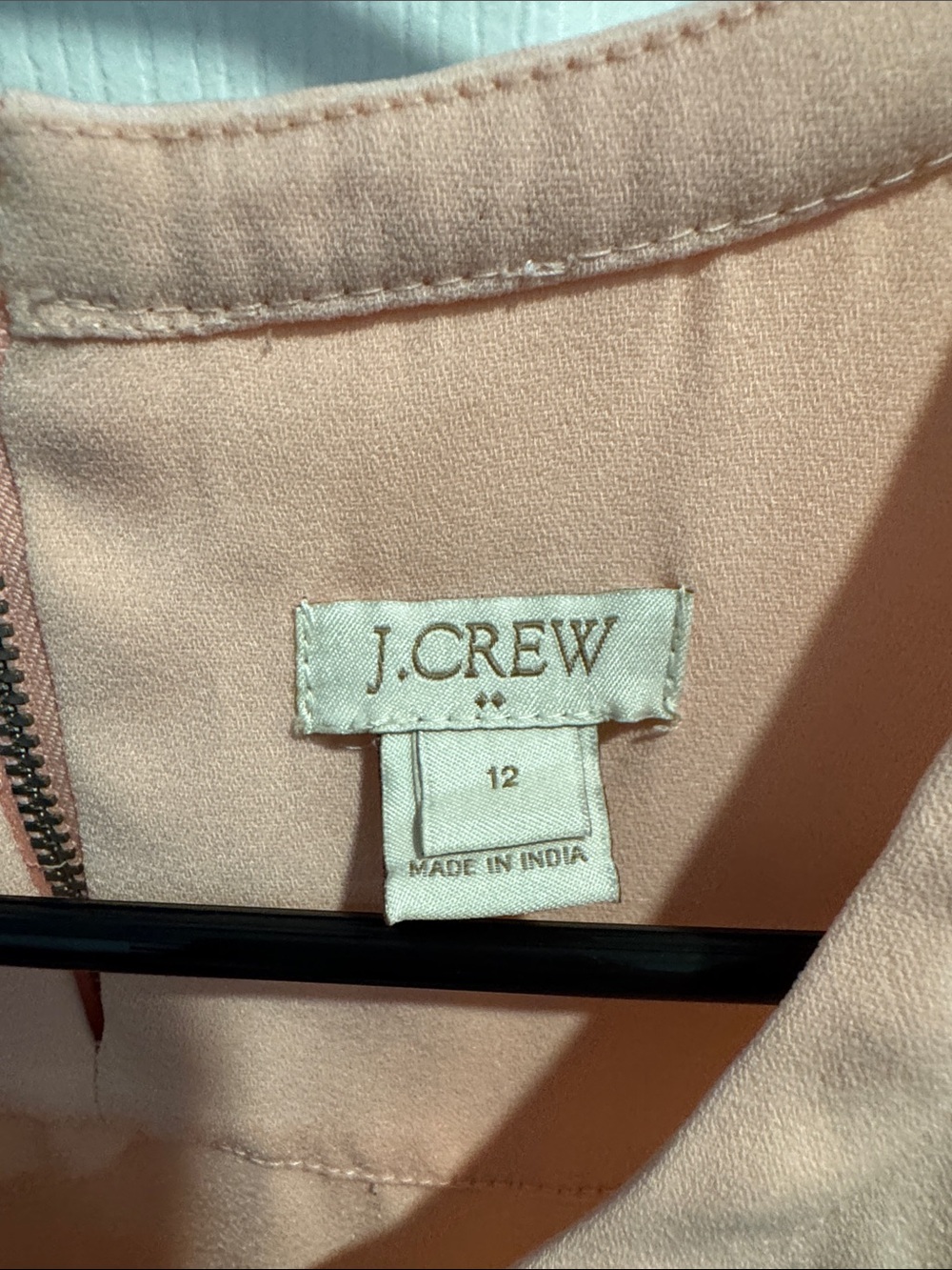 J. Crew Blush Ruffle Sleeve Shell Top - Picture 2 of 3